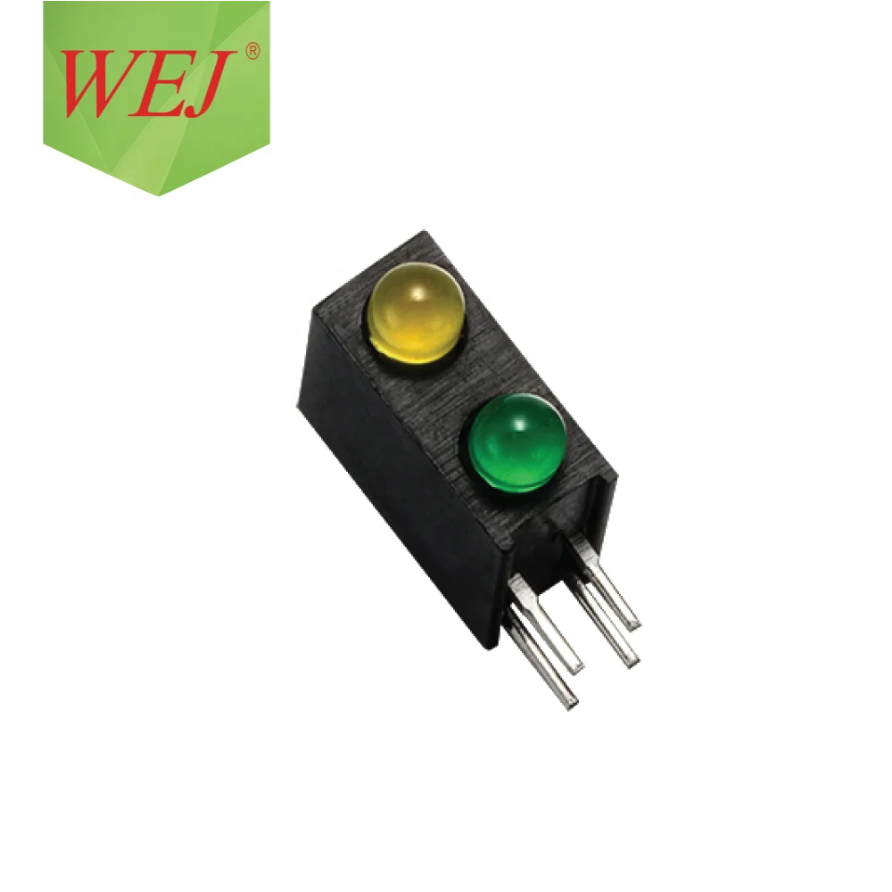 
3mm Red&Green Bi-color LED lamp holder for indicator 