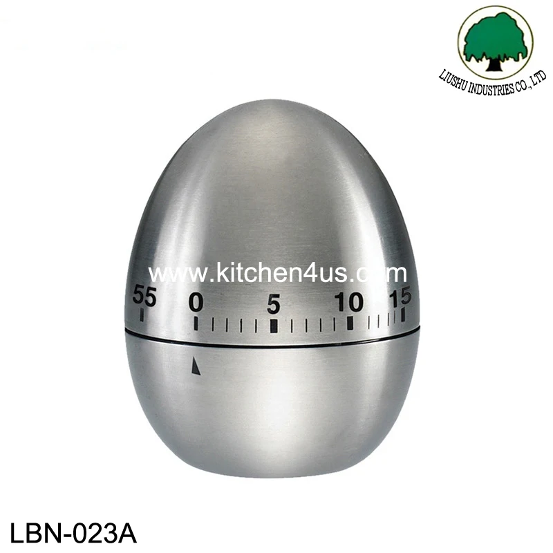 hot sales stainless steel egg shape kitchen cooking alarm timer