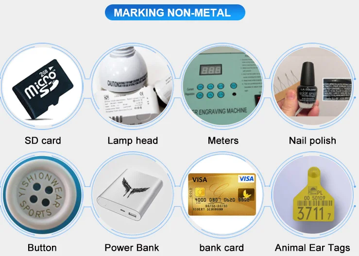 
Metal Letters and Number and words ring Engraving Phone Case Laser Marking Machine 