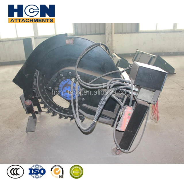 Hot sale rock saw trencher for skid steer loader