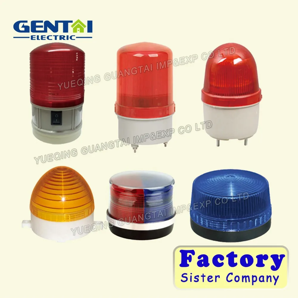 Factory price yellow Road barrier warning lamp solar powered LED flashing warning light