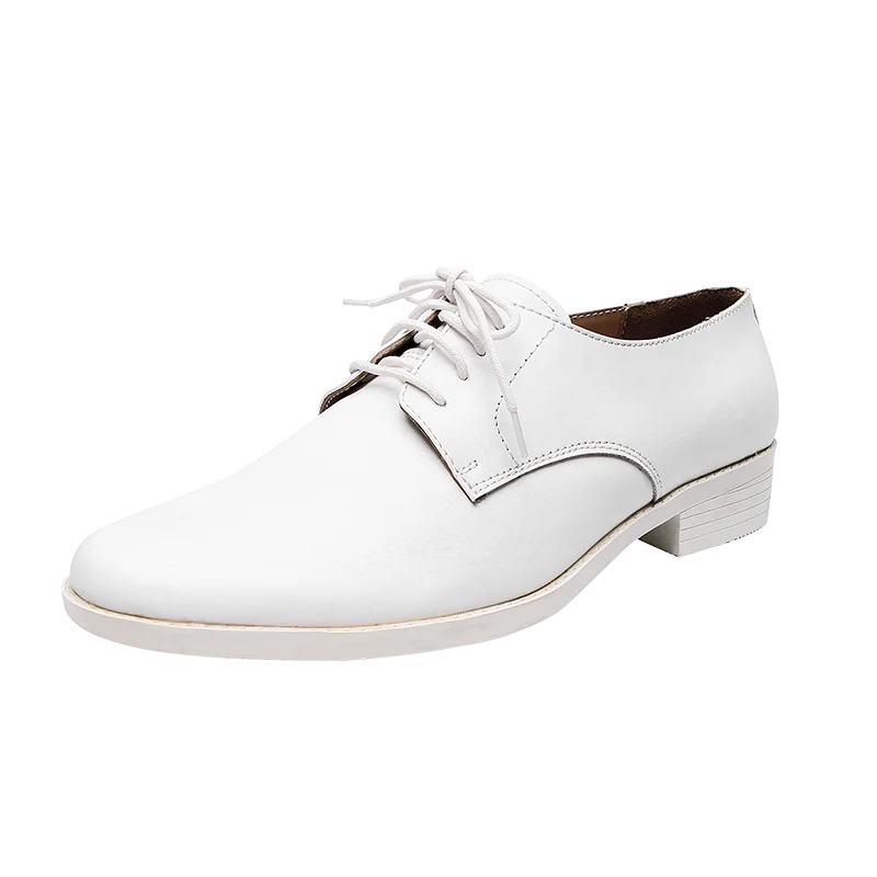 Китайская белая кожаная обувь Xinxing в стиле милитари, мужские строгие туфли для офицера полиции, армии