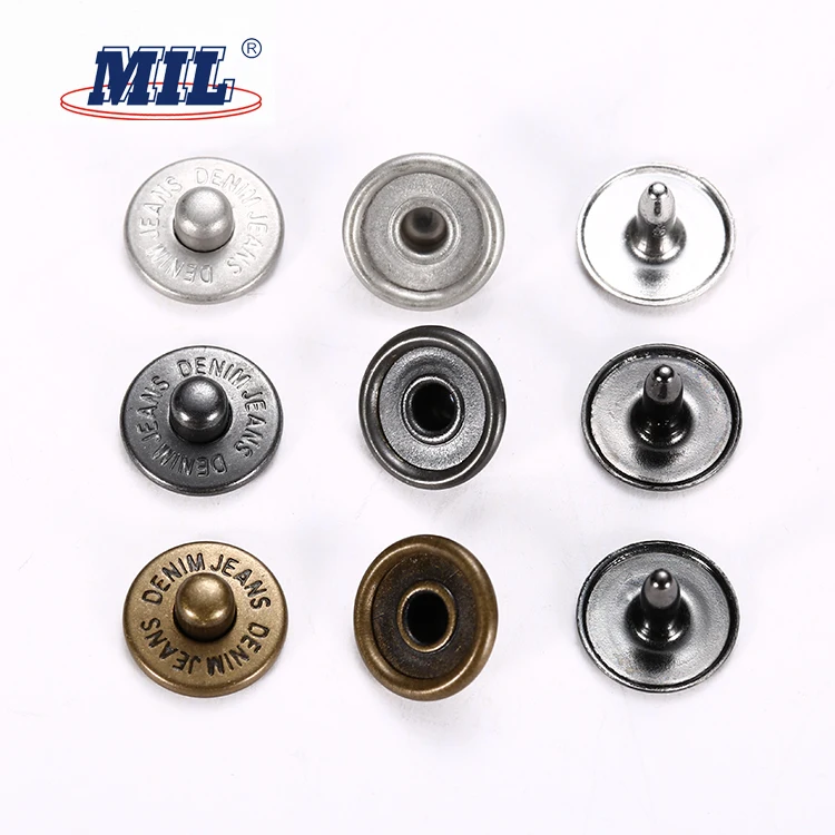 25MM wholesale custom clothing metal rivet decorative button