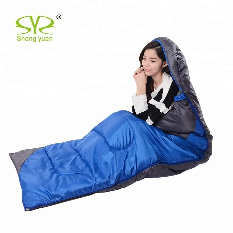 Wholesale 4 season Joint envelope hiking outdoor camping sleeping bag