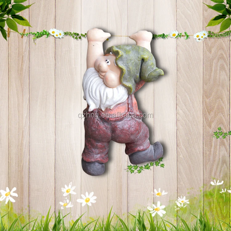 Polyresin Funny Garden Ornamental Gnome