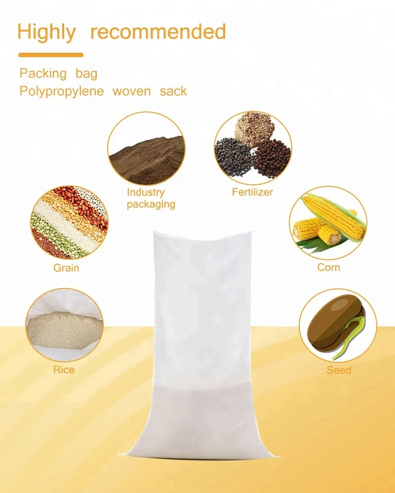 cheap laminate 50kg sugar bags and pp woven sack