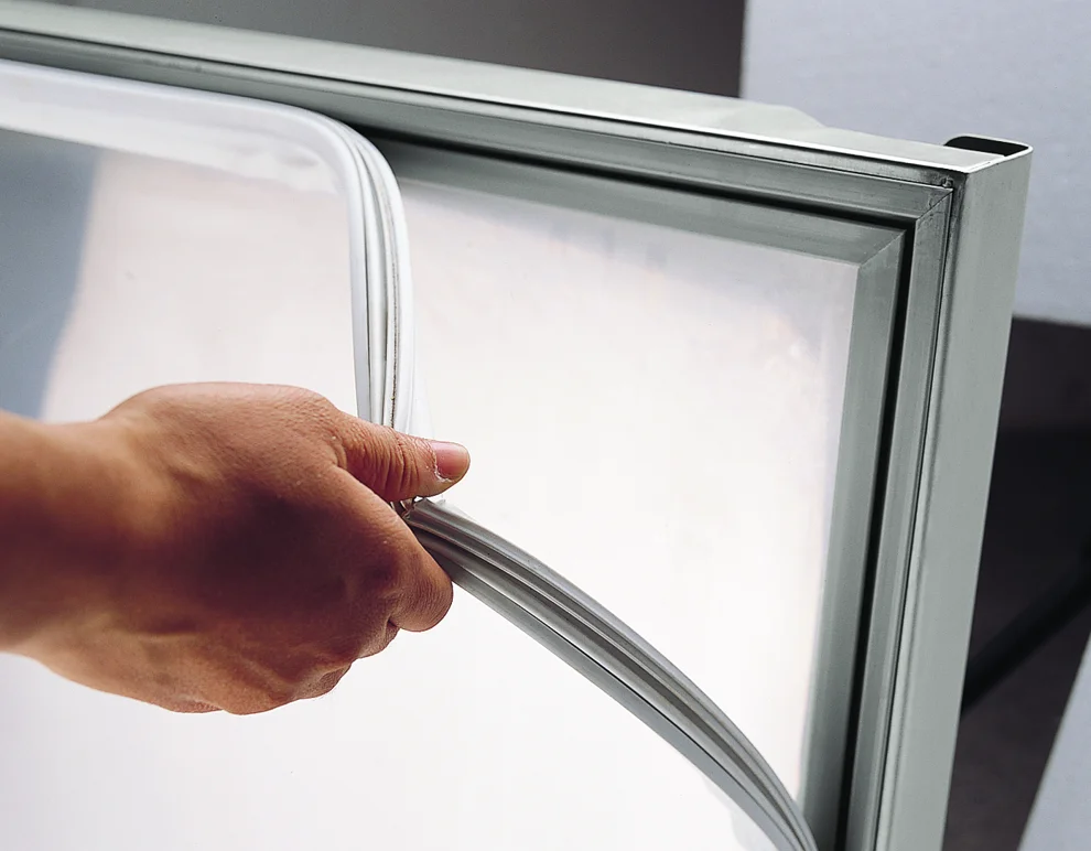 On Sale European Style Double Door Upright Stainless Steel Refrigerator