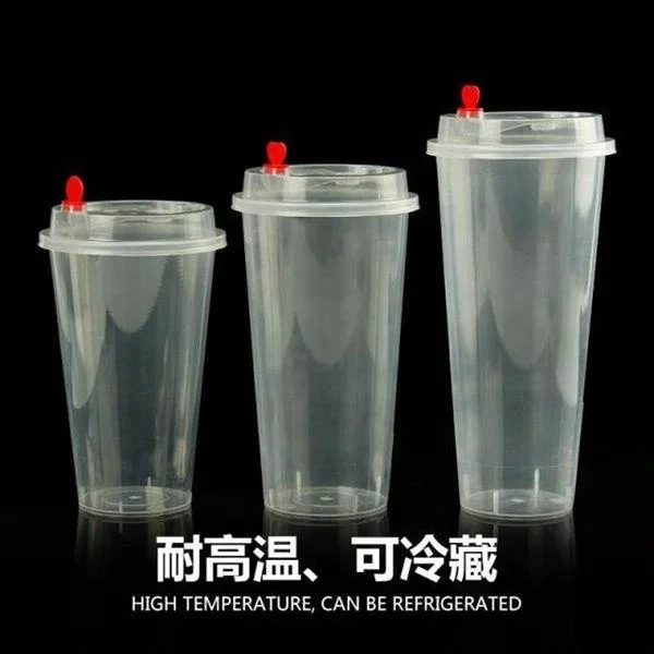 500ml injection mould PP hard plastic cup with lids