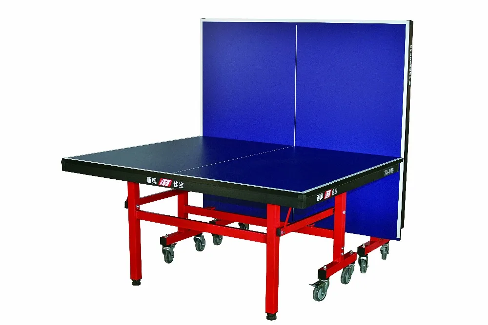 Single folding movable table tennis/indoor ping pong table