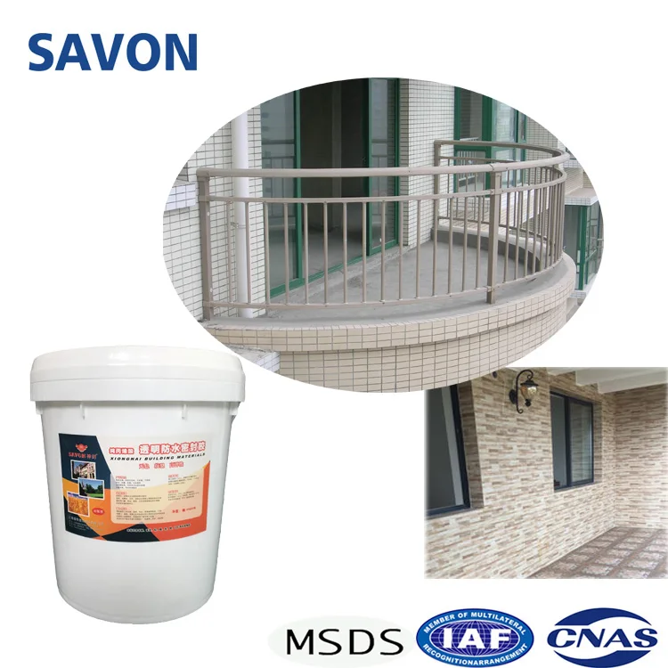 
Clear Acrylic Raw Materials Transparent Waterproof Sealant for Exterior Wall Paints 