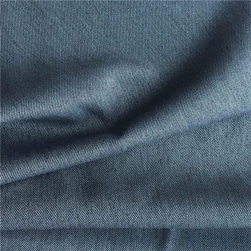 Good Color Fastness  Men Coat Suit Double Color Drill Cloth 150D Polyester Cation Mixed Twill Two-Tone Fabric