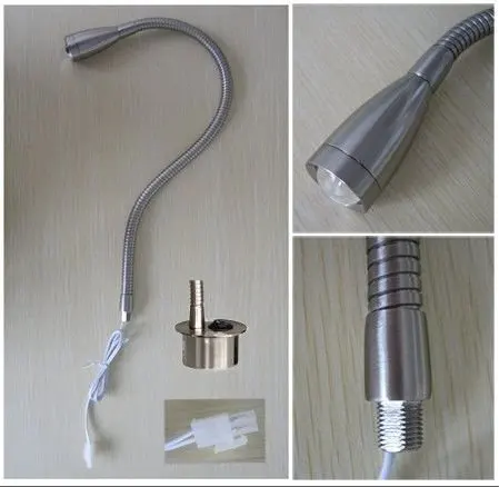 7Colors Gooseneck Table Lamp LED Wall Mount Reading Lamp SC-E101A