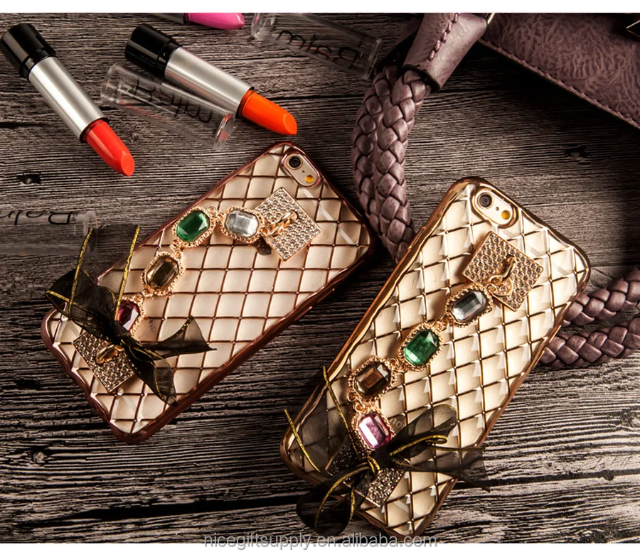 Personalized Creative Diamond Set Mobile Phone Case Luxury Gem Bracelet Phone Case for Iphone