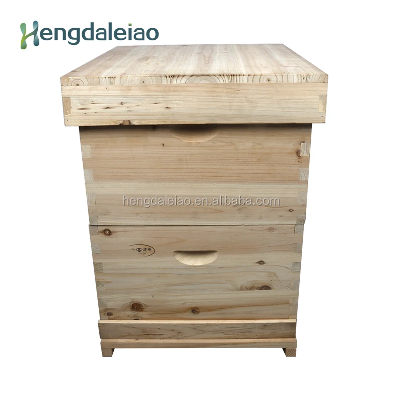 Высокое качество, 10 рамок, 1 или 2 слоя, деревянная китайская пчелиная сыпь