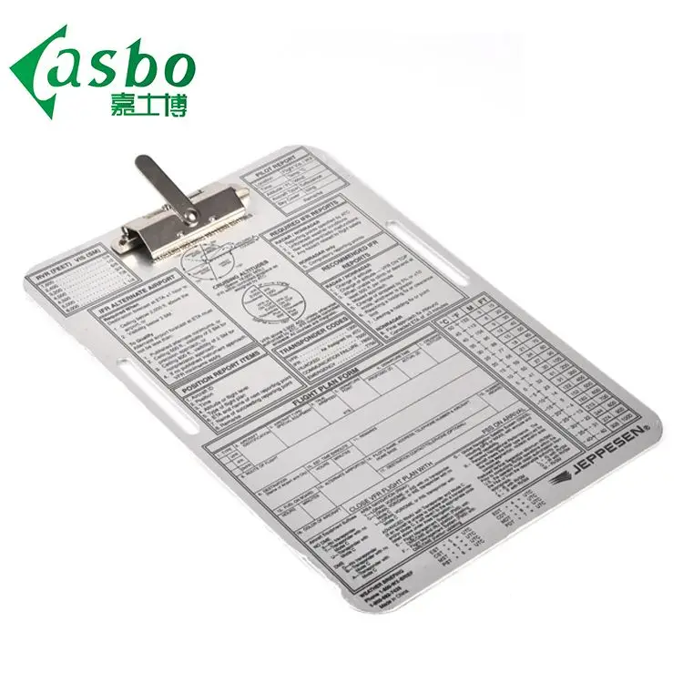 Latest style factory directly aluminum forms storage clipboard