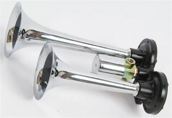 Two Trumpet Chrome Air Horn ,truck horn,auto parts