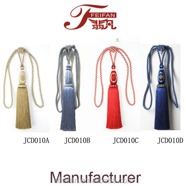 jarcar curtain hook tassels for curtains cotton tassel window accessories tieback tassels