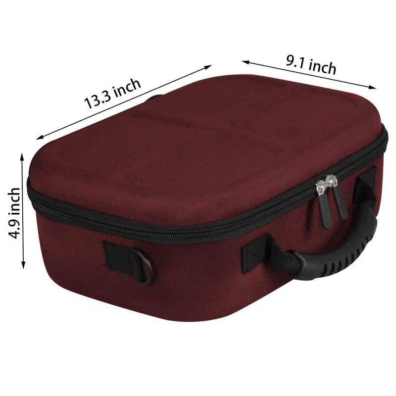 Customized Shockproof Zipper Hard Shell Storage Travel Carrying VR Glasses EVA Case