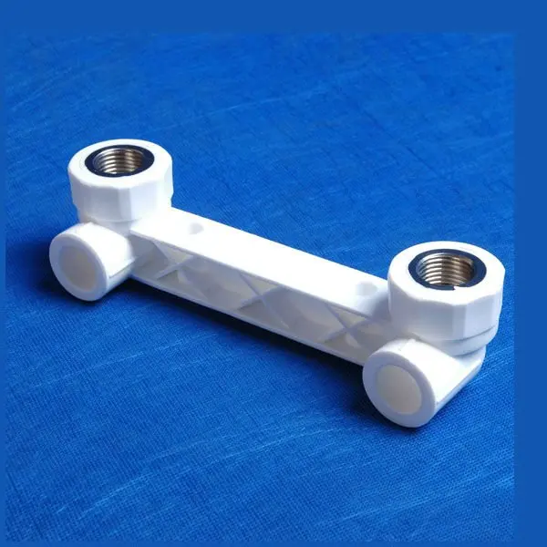 Good quality PPR Double brass Elbow