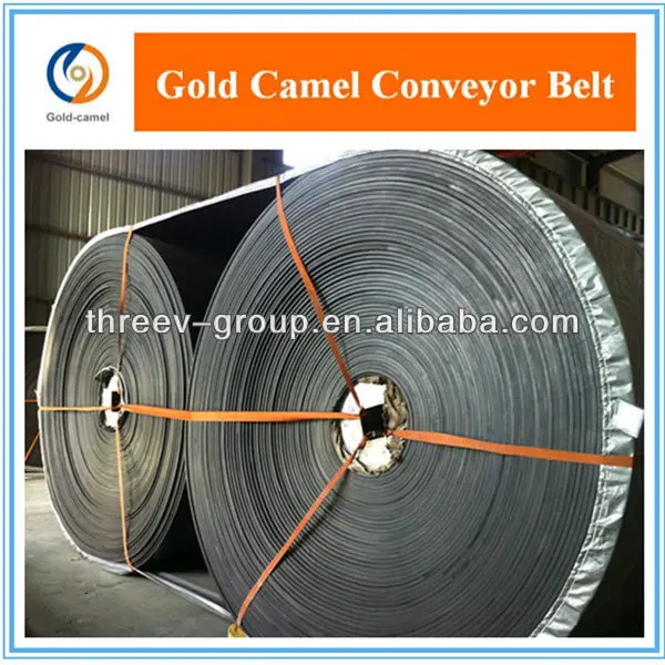 Open and endless oil resistant rubber belt