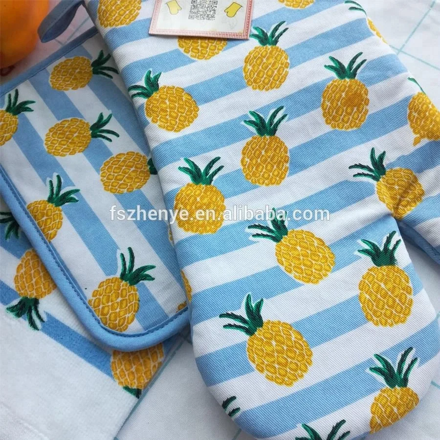 Customized High Quality Towel Pot Holder And Cotton oven mitt cooking oven mitts