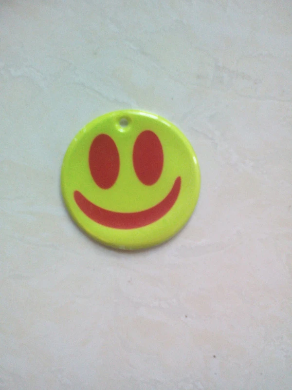 Reflective key chain with PVC material used for promotional item
