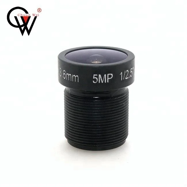 High Quality Board Lens 3.6mm 5MP M12 Mount CCTV Lens