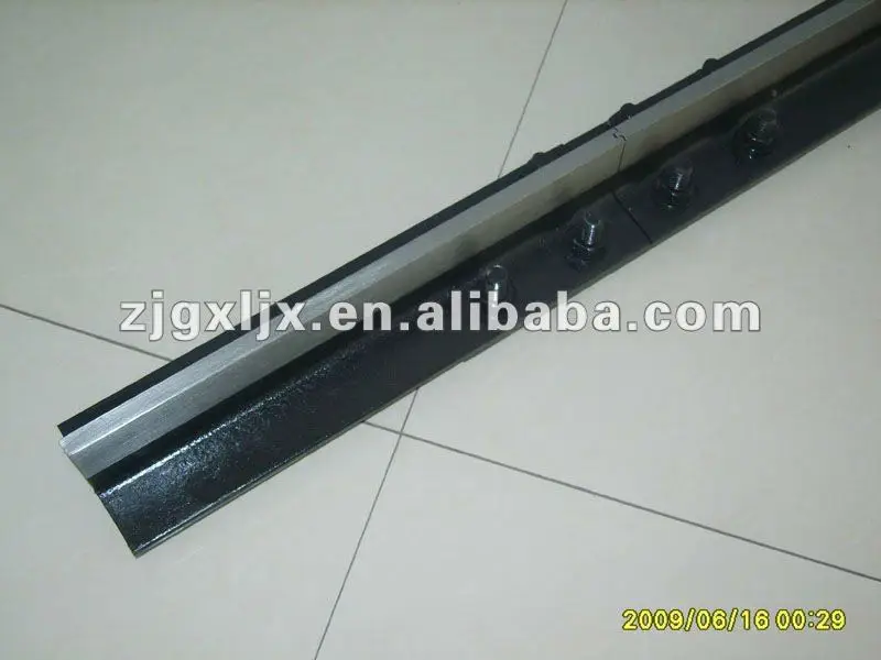 
lift spare parts-machined elevator guide rails 