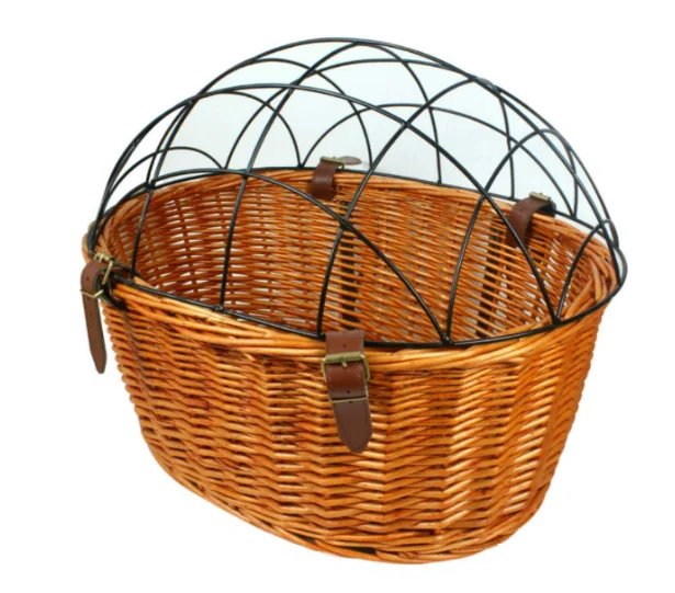 Wicker Dog Basket for Bikes Cat Carrier Pet Carrier