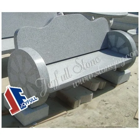 
Natural Basalt Stone Bench Garden stone bench 