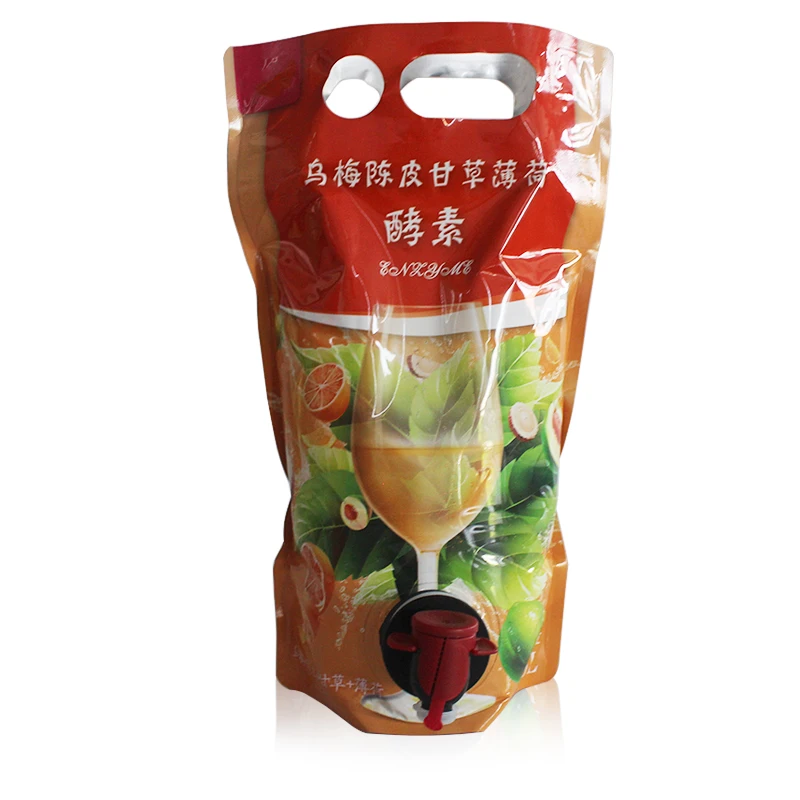 
black plum fermented drink Custom your brand fermented juice fruit juice enzyme herb spout package drink 