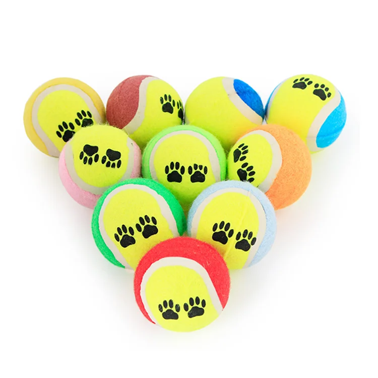 Теннисный мяч для еды милая резиновая игрушка собаки жевательная