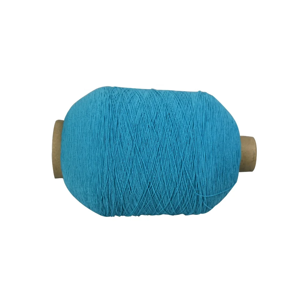 pink color covered elastic yarn double cover yarn elastic knitting latex rubber yarn for socks