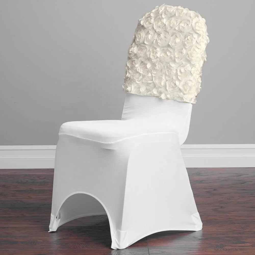 Weekly Deals Wholesale dubai rosette chair covers factory sale