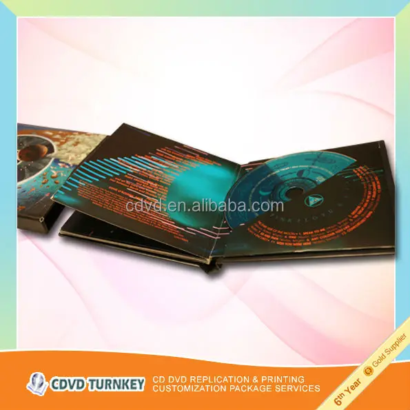 audio CD digipak + Book+ slipcase box packaging service