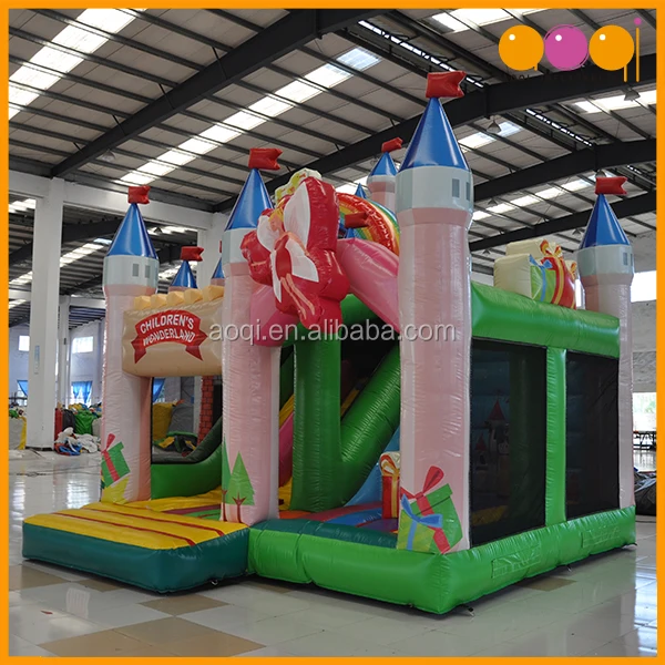 
Exciting children indoor gym equipment, Inflatable bouncer slide combos 