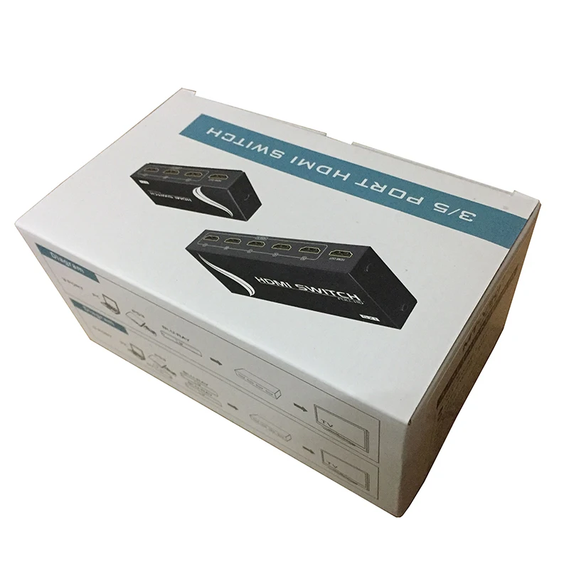 4K 30HZ HDMI Switch 5 in 1 out, MT-VIKI 5x1 HDMI Switcher with IR Remote Control