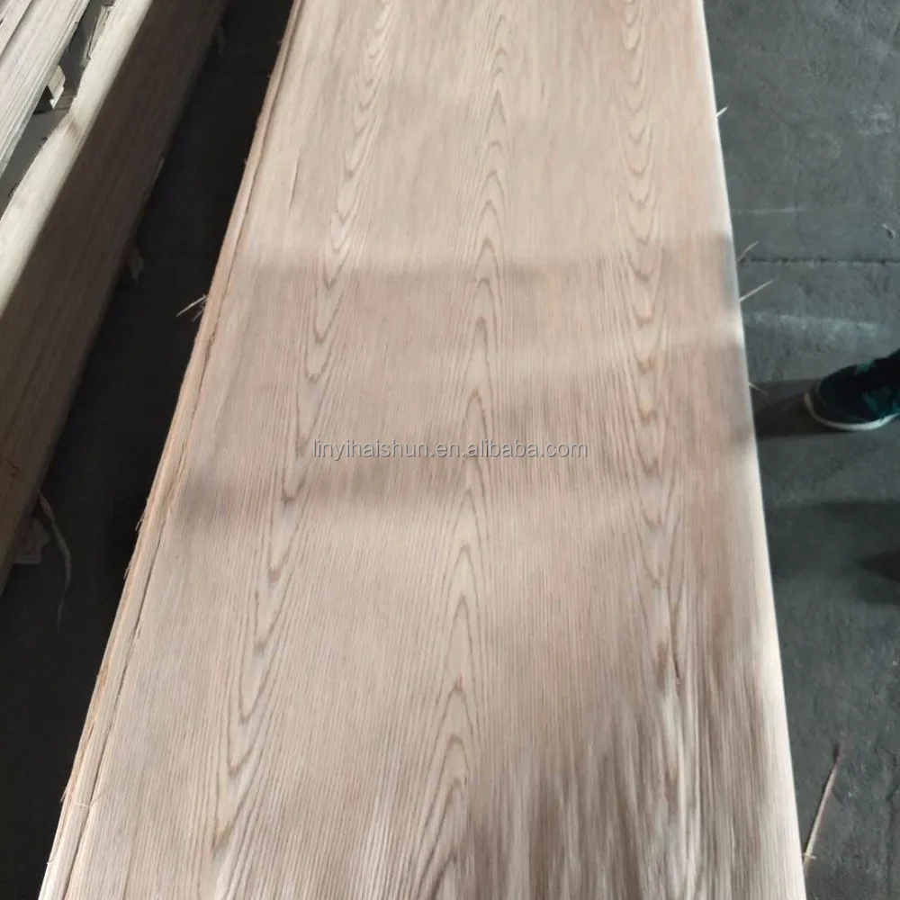 Sliced cut engineered ash wood veneer / recon ash wood veneer sheet