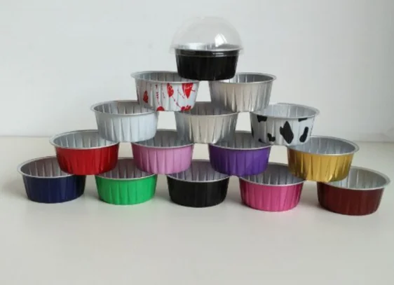 
aluminum foil disposable paper cake cup 