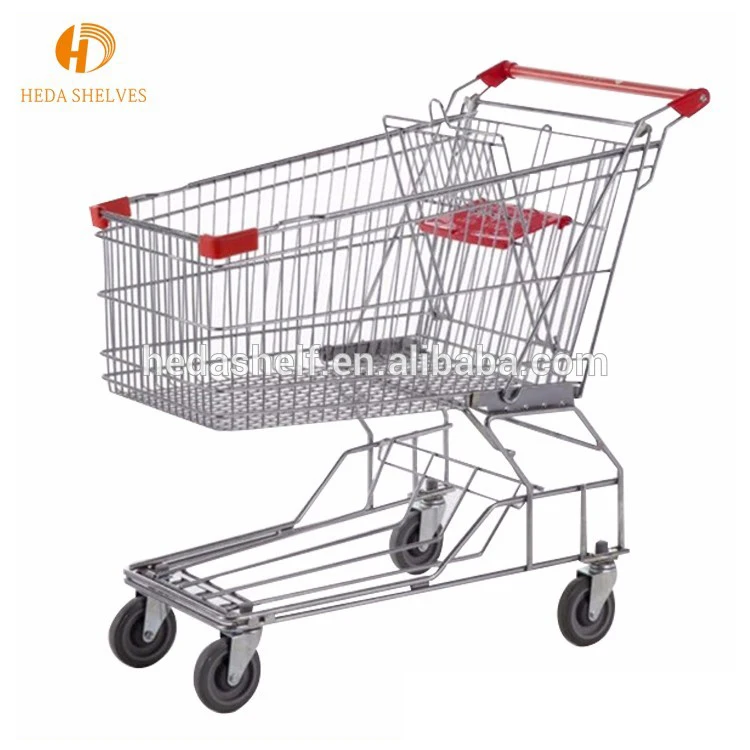 Hot sale used market carts and grocery shopping trolley
