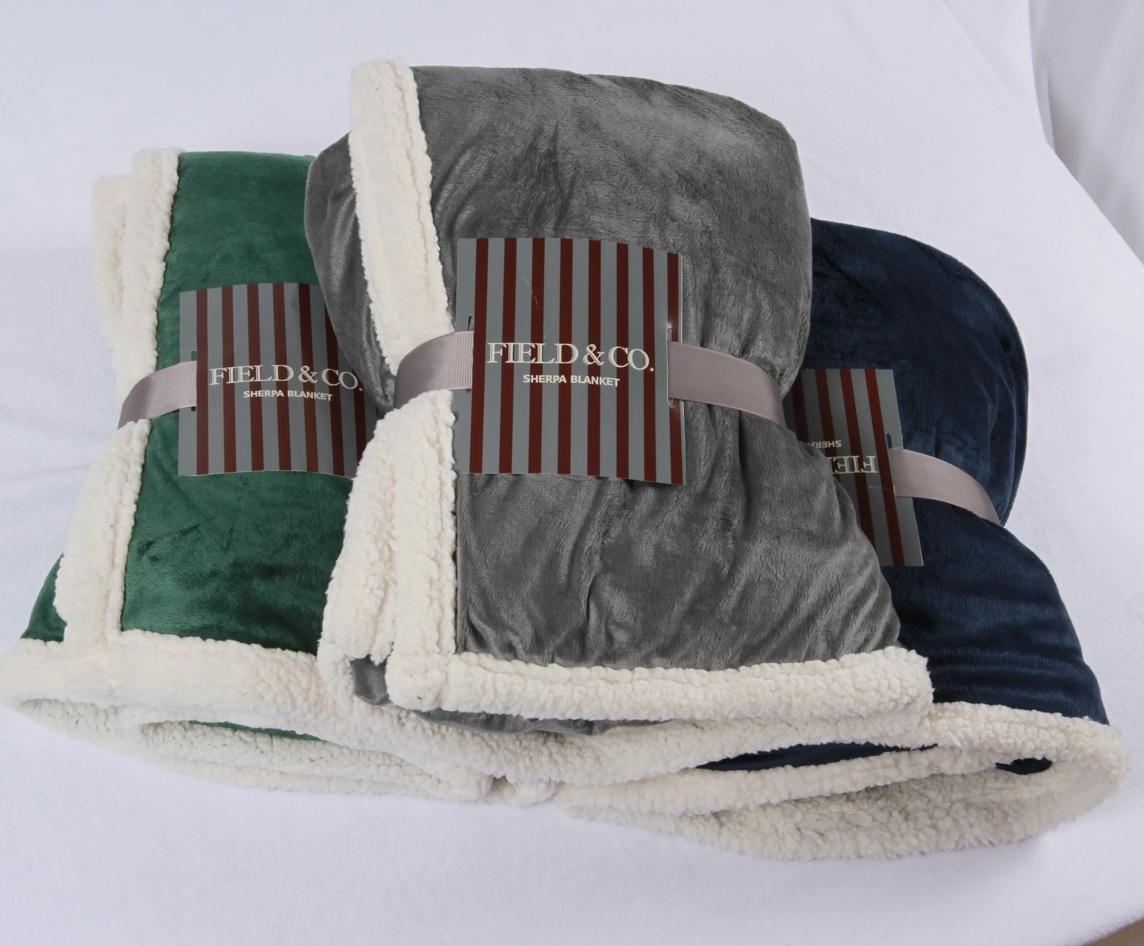
Wholesale double layer plush polyester fleece throw flannel coral sherpa fleece blanket 