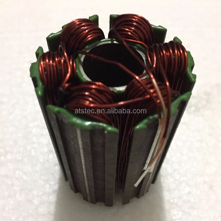 
dc motor laminated core stator 