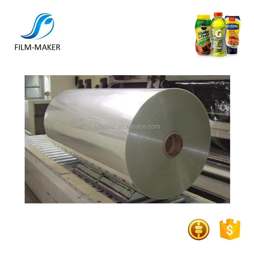 Bottle Shrink Wrap PVC Film For Sleeve Printing Factory In China
