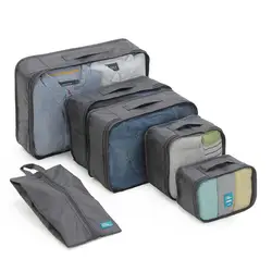 P.travel multiple size 6pcs storage organizer travel packing cubes