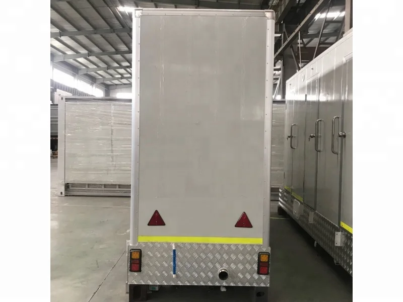 2022 NEW design mobile portable Trailer toilets with wash basin and mirror