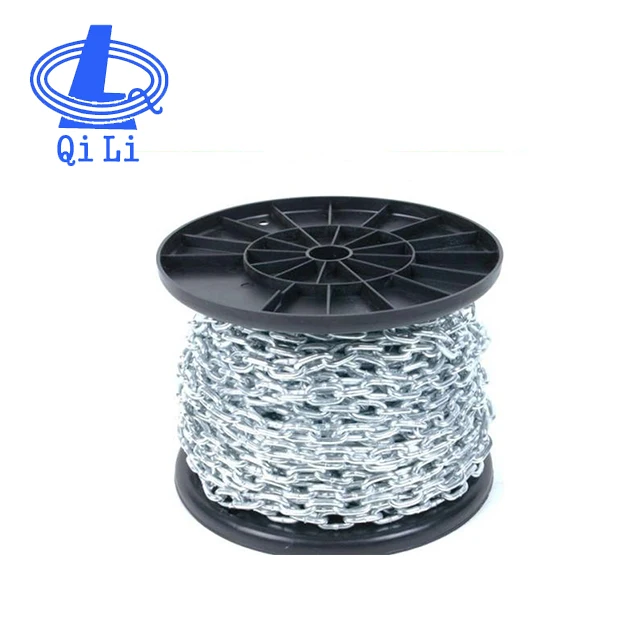 german DIN766 DIN 763 standard mediium welded link chain from factory