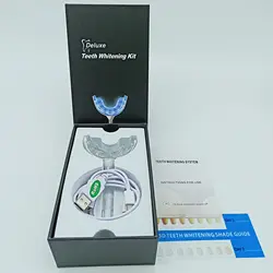 2022 High quality colorful food grade home led teeth whitening kit .