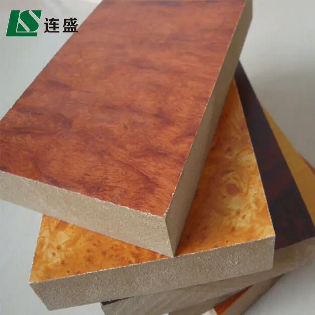 
12mm 15mm 18mm melamine faced mdf board / slot mdf / waterproof mdf board 