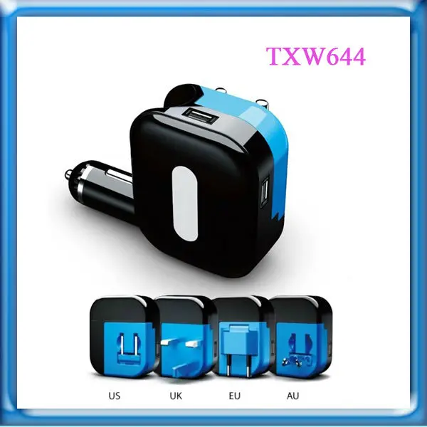 новые 2 усилитель usb автомобильное зарядное устройство для мобильного телефона/таблетки/пк