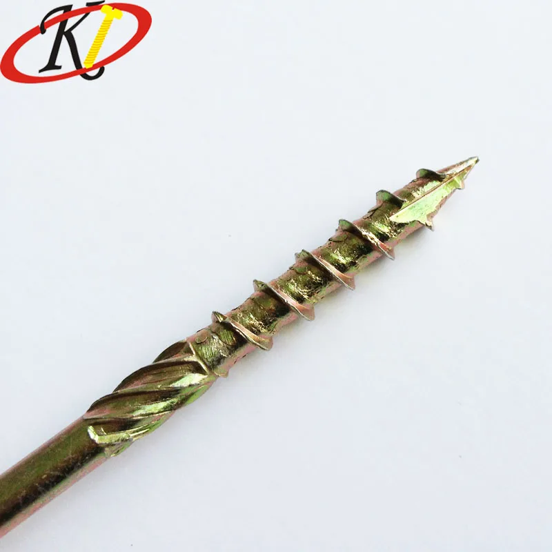 Most Popular DIN7505 Zinc Plated Thread Cutting Screw Flat Head Torx Knurled Chipboard Screw